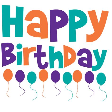 Happy Birthday Png Clipart Best