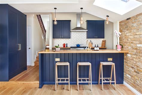Blue Kitchen Inspiration From A Holland Street Kitchens Project In