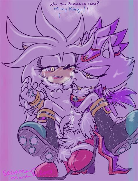 498744 Blaze The Cat Rule 63 Silver The Hedgehog Sonic Team Holy Shit