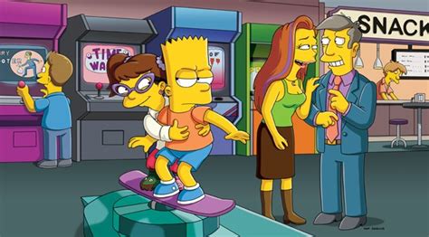 Rede Globo Os Simpsons Os Simpsons Bart Ajuda Skinner A Conquistar Nova Professora De Música