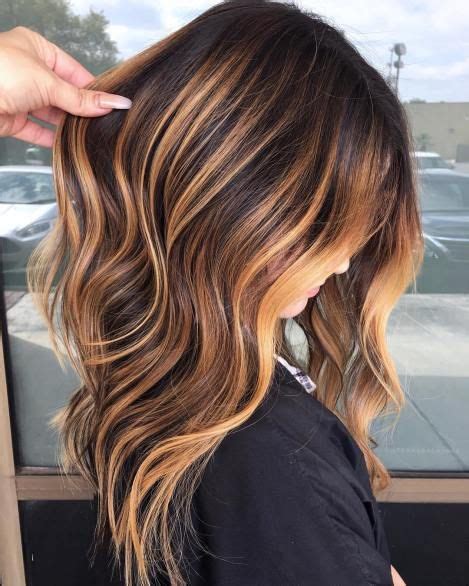 Looks With Caramel Highlights On Brown Hair For Highlights