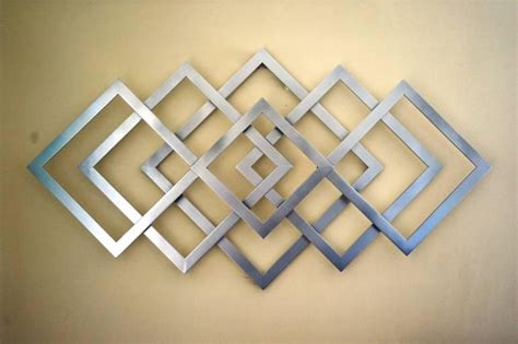 Topic Abstract Geometric Metal Wall Art