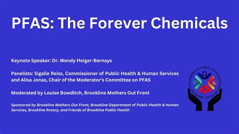 Pfas The Forever Chemicals National Public Health Week 2023 Youtube