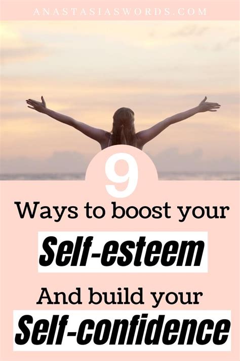 9 Tips To Build Your Self Confidence Improve Self Confidence Self Esteem Building Activities