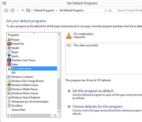 Windows 8 Setting Default Programs Ghacks Tech News