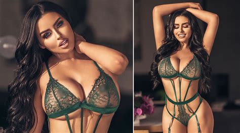Abigail Ratchford Shares Racy Pictures And Video In Sheer Thong Style Lingerie Making Her Fans