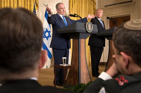 Trump Meeting With Netanyahu Backs Away From Palestinian State The