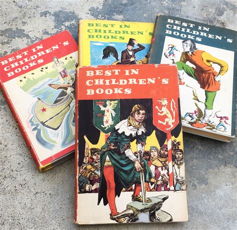 1950s Four Volume Set Of The Best In Childrens Books Beautifully