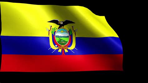 Blowing Ecuador Flag High Definition High Resolution Hd Wallpapers