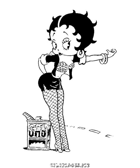 Betty Boop 26003 Cartoons Printable Coloring Pages