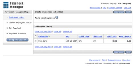 Paycheck Manager Payroll Tax Calculator Demo Step 4