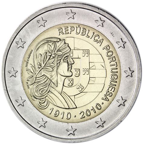 Portugal 2 Euro 2010 Centenary Of The Portuguese Republic Eur16331