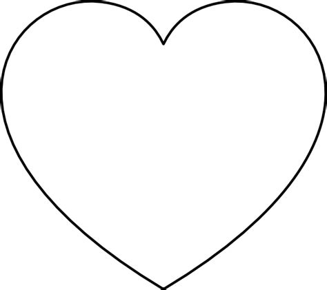 Free Heart Templates To Print Clipart Best