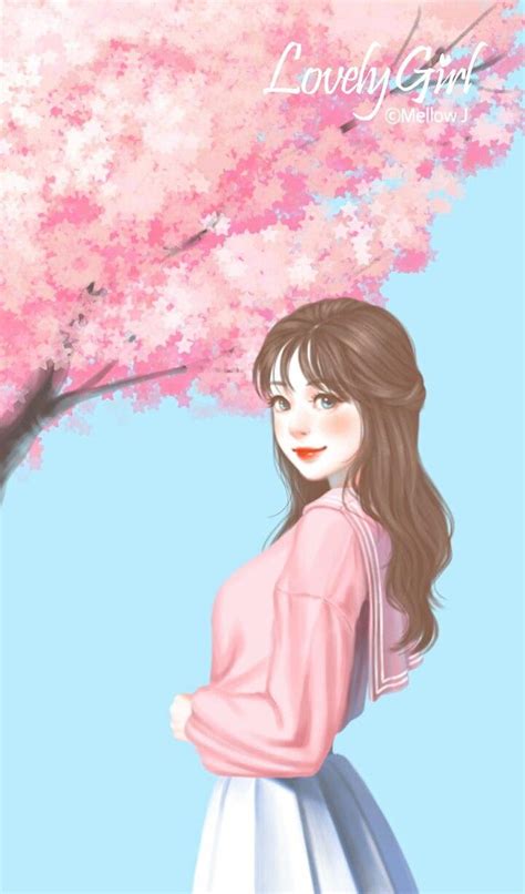 Enakei ♥pinterest Nor Syafiqah♥ Korean Anime Girls Hd Phone Wallpaper