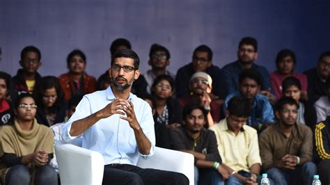 Google chief executive sundar pichai will assume the ceo role at parent firm alphabet in a shakeup at the top of the silicon valley titan, the company said tuesday. Next wave of cheap smartphones should cost $30: Google CEO Sundar Pichai