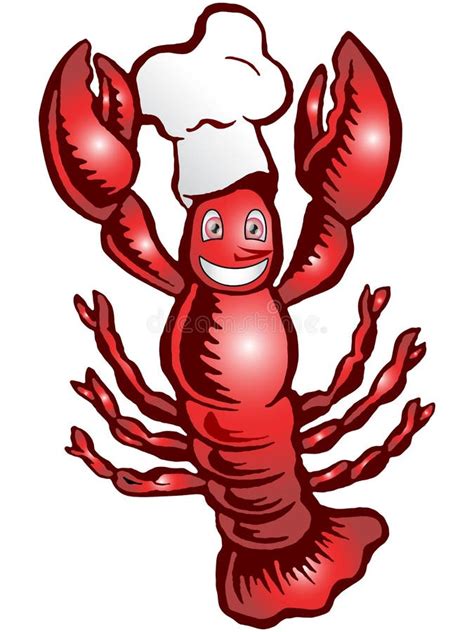 Cute Lobster Chef Cartoon Stock Vector Illustration Of Animal 33238332