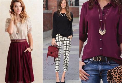 Colors That Go With Burgundy Clothes Outfit Ideas Fashion Rules