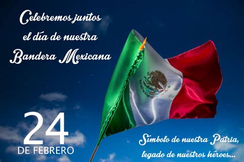Banco De Imágenes Gratis Feliz Día De La Bandera De México 24 De Febrero