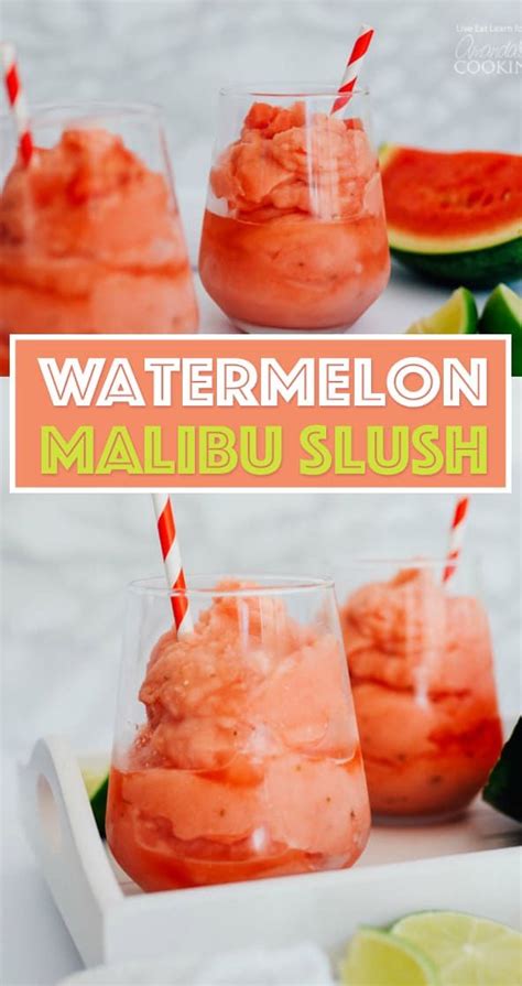 A bottle of watermelon malibu is 750 ml and has 21% abv. This Watermelon Malibu Slush has just a handful of ...