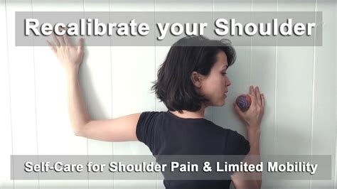 Treat Shoulder Pain Impingement Self Care Massage Shoulder Joint