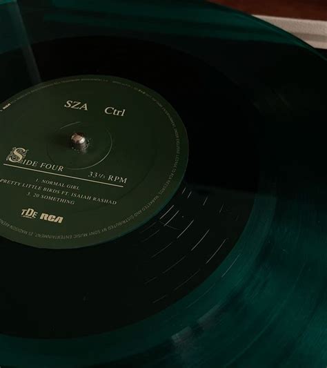 Sza Ctrl Vinyl In 2022 Dark Green Aesthetic Vinyl Aesthetic Music