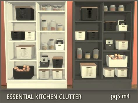 Kitchen Clutter At Pqsims4 The Sims 4 Catalog Sims 4 Sims 4