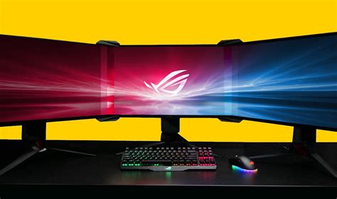 Asus Rogs New Bezel Free Kit Gives Your Multi Monitor Setup The