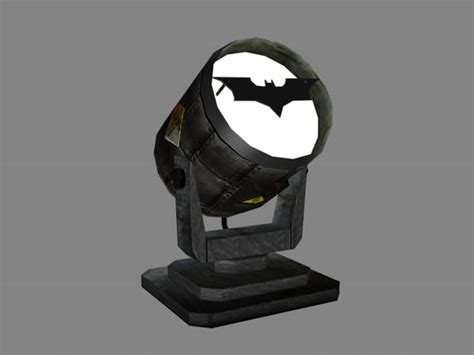3d Model Batman Spotlight