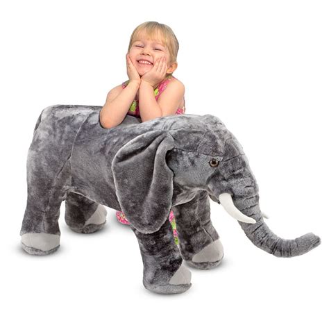Large Plush Elephant Elephant Plush Giant Stuffed Animals Elephant