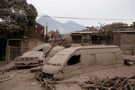 Scores Dead Rescuers Struggle As Guatemala Volcano Spews Hot Mud Flow