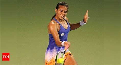 Ankita Raina Ankita Raina The Shining Light In Fed Cup Week Tennis