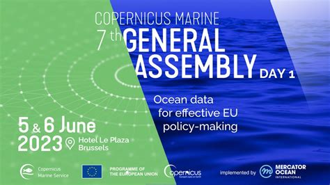 Copernicus Marine General Assembly 2023 Cmems