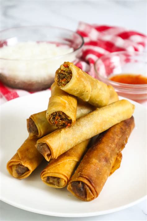 Vegan Lumpia Lumpiang Shanghai The Earth Kitchen