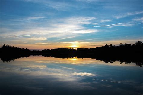 Lakeside Sunset Photograph By Bob Cuthbert Fine Art America
