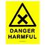 Printable Danger Harmful Sign