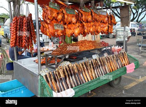 Street Food Hawker Stall Bintulu Sarawak Malaysia Stock Photo Alamy