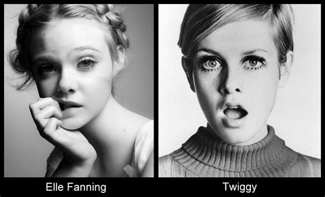 celebrity look alike elle fanning looks like twiggy celebrity look alike celebrity look