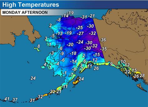 Topsy Turvy Temperatures In Alaska