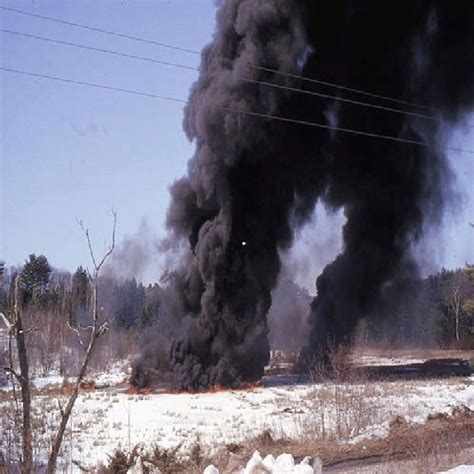 32 Two Smoke Plumes Rise From A Burn Of Oil On Land If Smoke Had Been