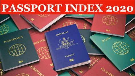 Passport Index 2020 By Mayur Mogre Current Affairs 2020 Youtube