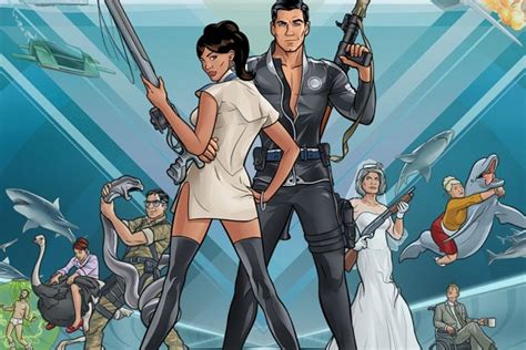 ‘archer Behind The Scenes See The Real Life Character Models