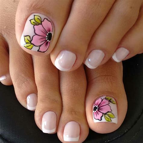Diseño de uñas para pies flor y rosas con francés ¡muy fácil! Uñas pies | Uñas pies en 2019 | Uñas pies decoracion, Uñas de los pies pintadas y Diseños de ...