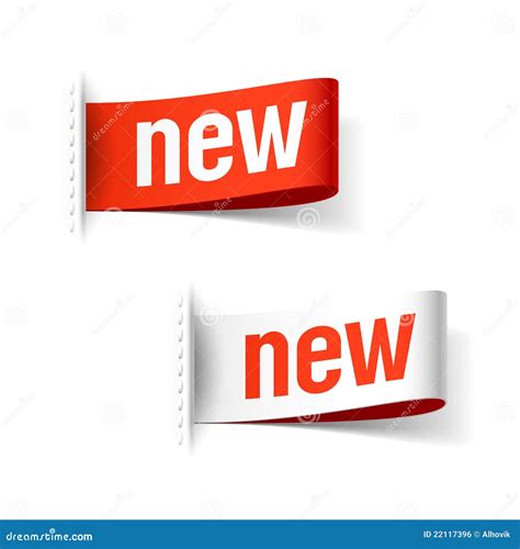 New Labels Stock Vector Illustration Of Emblem Announce 22117396