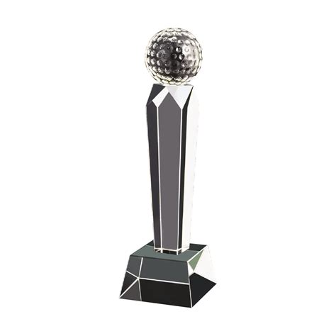 Quality Ctict169 Exclusive Golf Crystal Trophy At Clazz Trophy