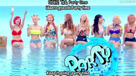 Girls Generation Party Mv [english Subs Romanization Hangul] Youtube