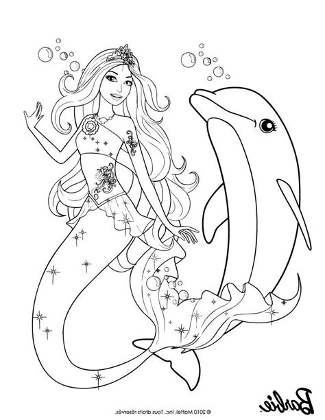 coloriage imprimer barbie star Beach Coloring Pages, Dolphin Coloring