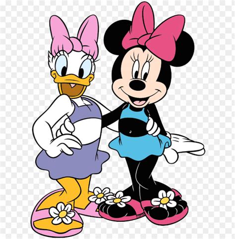 Daisy Duck Clip Art Disney Galore In Daisy Duck And Minnie Mouse Png