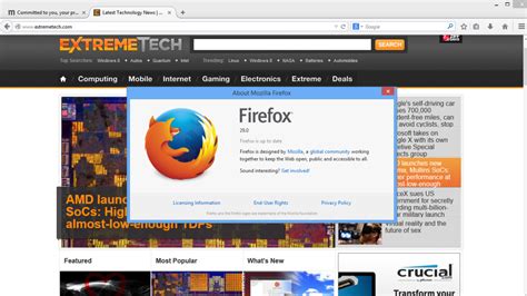 Firefox Available To Download With All New Swoopy Australis Interface Extremetech