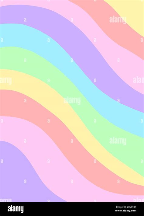 Pastel Rainbow Background Vector Illustration Stock Vector Image And Art