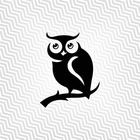 Owl Cutout Owl Silhouette Vector Art Owl Silhouette Vector